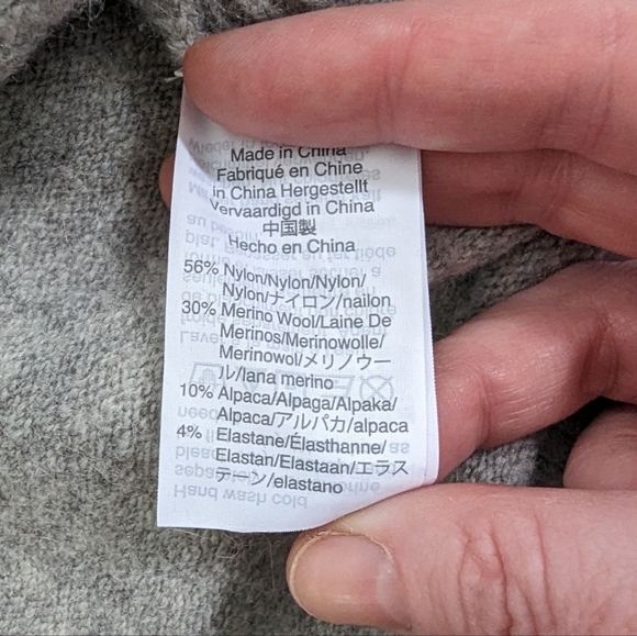 J. Crew turtleneck sweater dress Grey xs - Picture 5 of 7